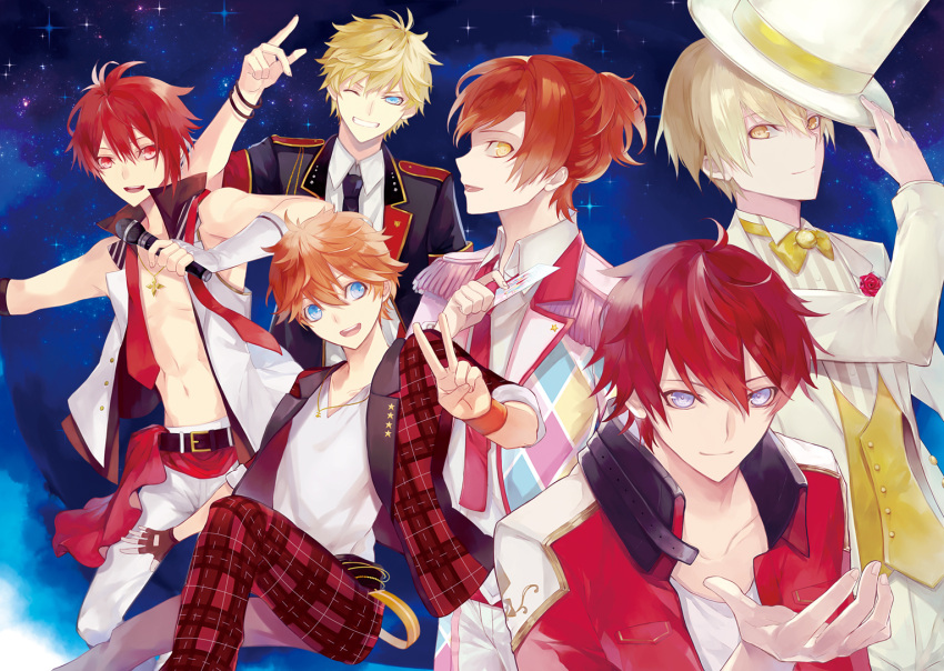 The Big ImageBoard (TBIB) - 6+boys aidou seiya akehoshi subaru aki yumi ...