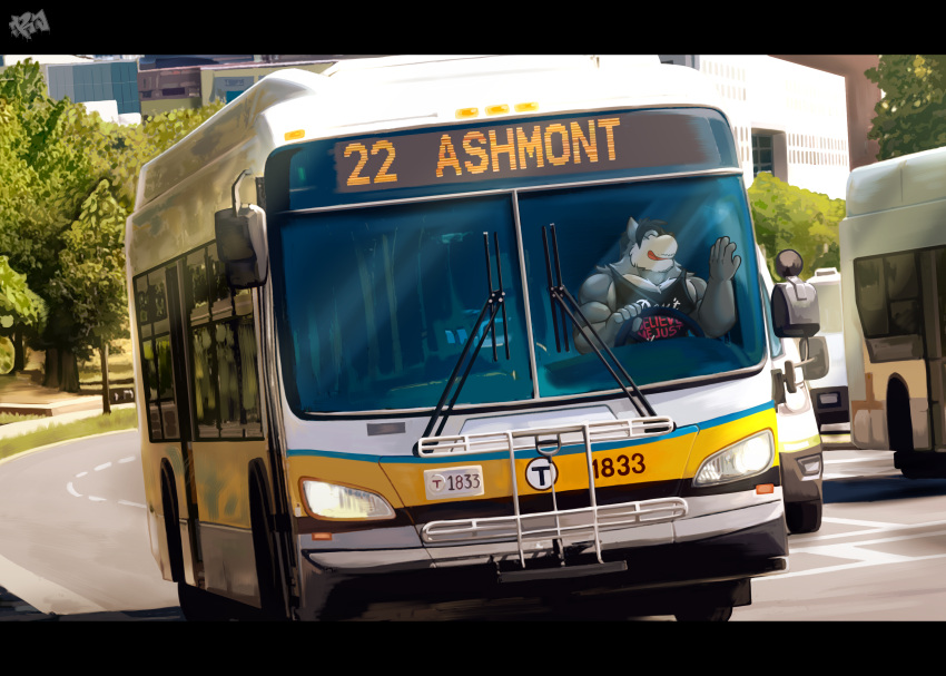 The Big ImageBoard (TBIB) - absurd res anthro black hair bus canid ...