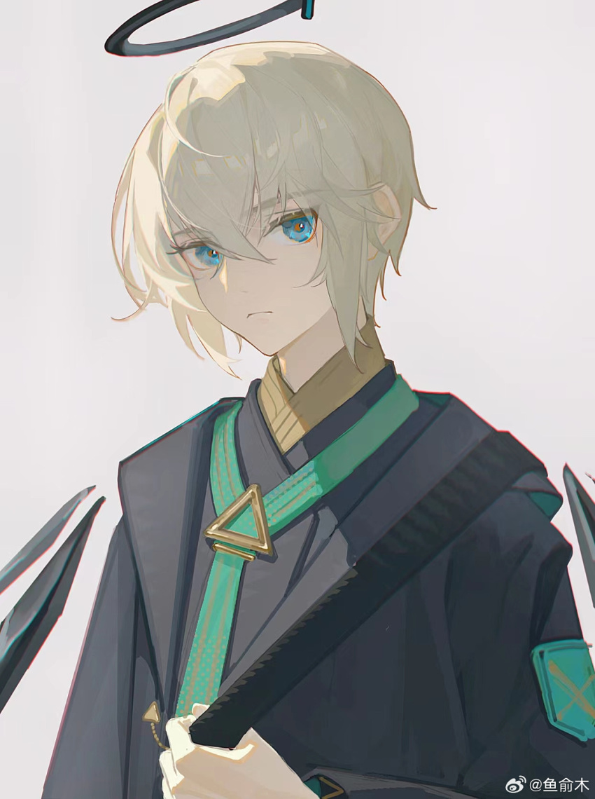 The Big ImageBoard (TBIB) - 1boy arknights black robe blue eyes ...