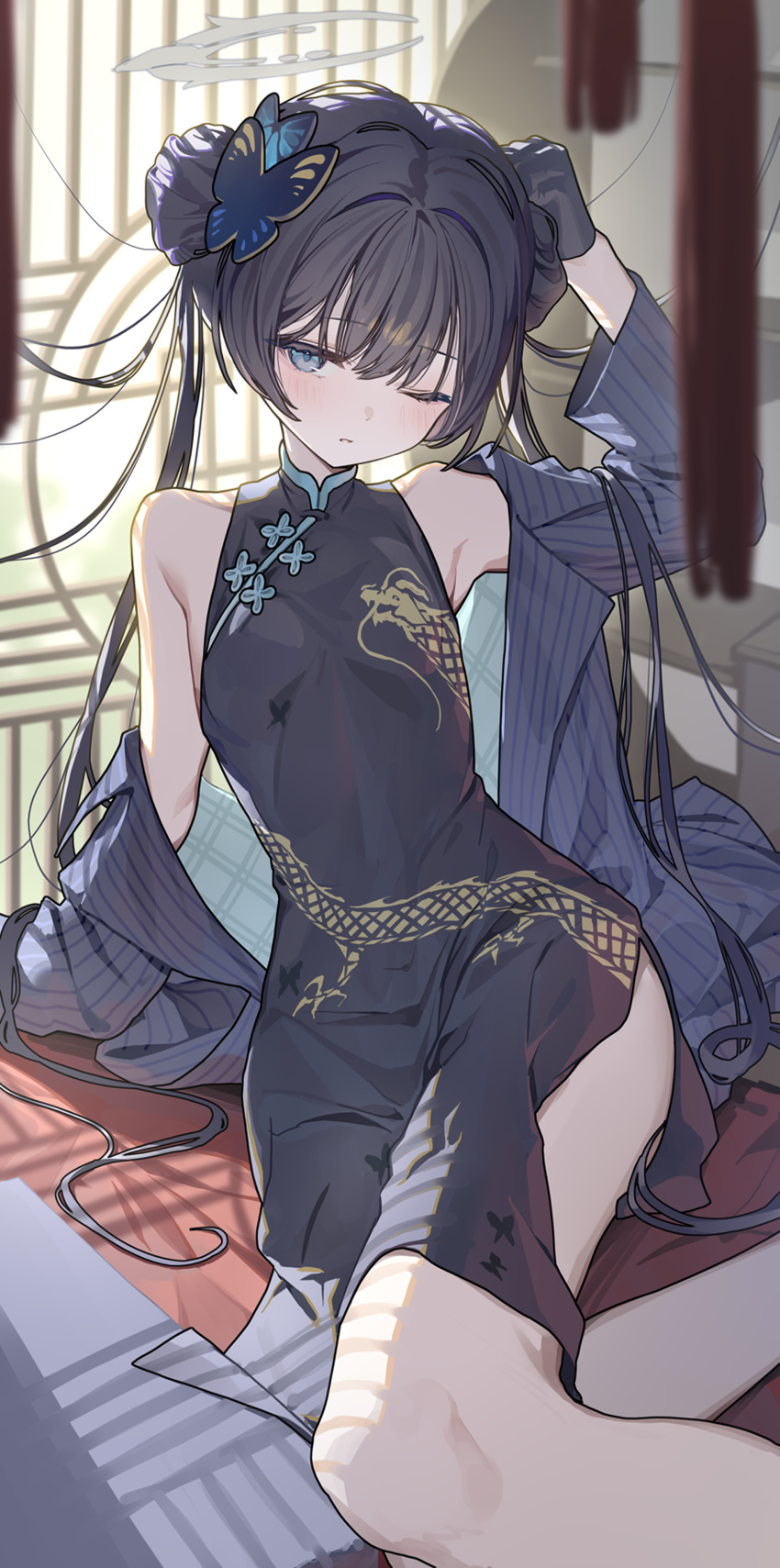 Printable Neingan The Big ImageBoard (TBIB) - 1girl absurdres armpits bare shoulders ...