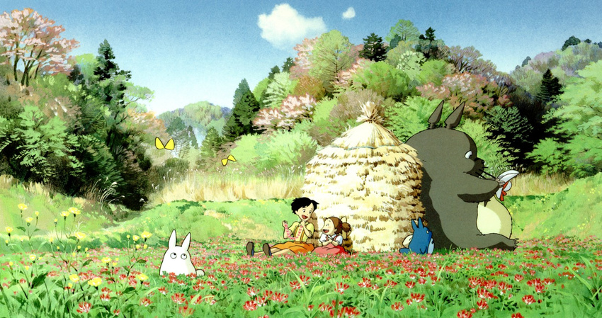 Haystack Chibi The Big ImageBoard (TBIB) - 2girls :d against wall anchoku 0621 animal ...