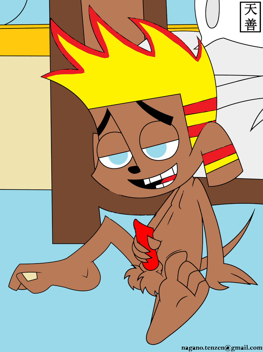 Johnny test fellatio, penis too deep