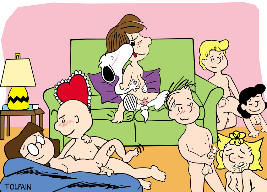 Schwuler Poppen Cartoon Orgasmus