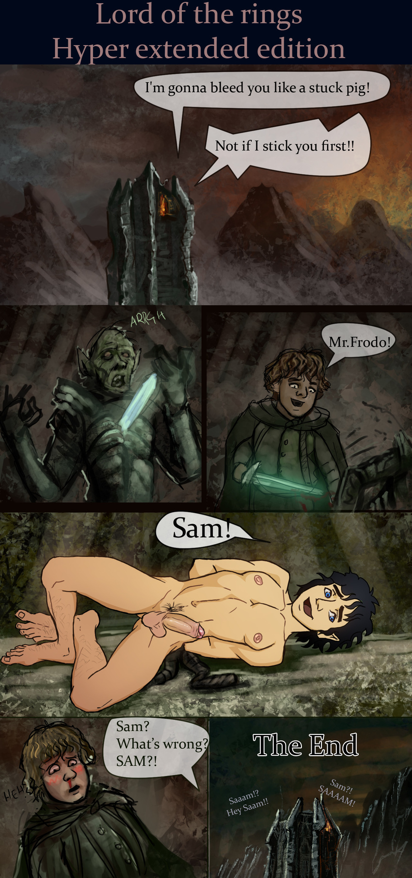 anma frodo_baggins lord_of_the_rings samwise_gamgee tagme.