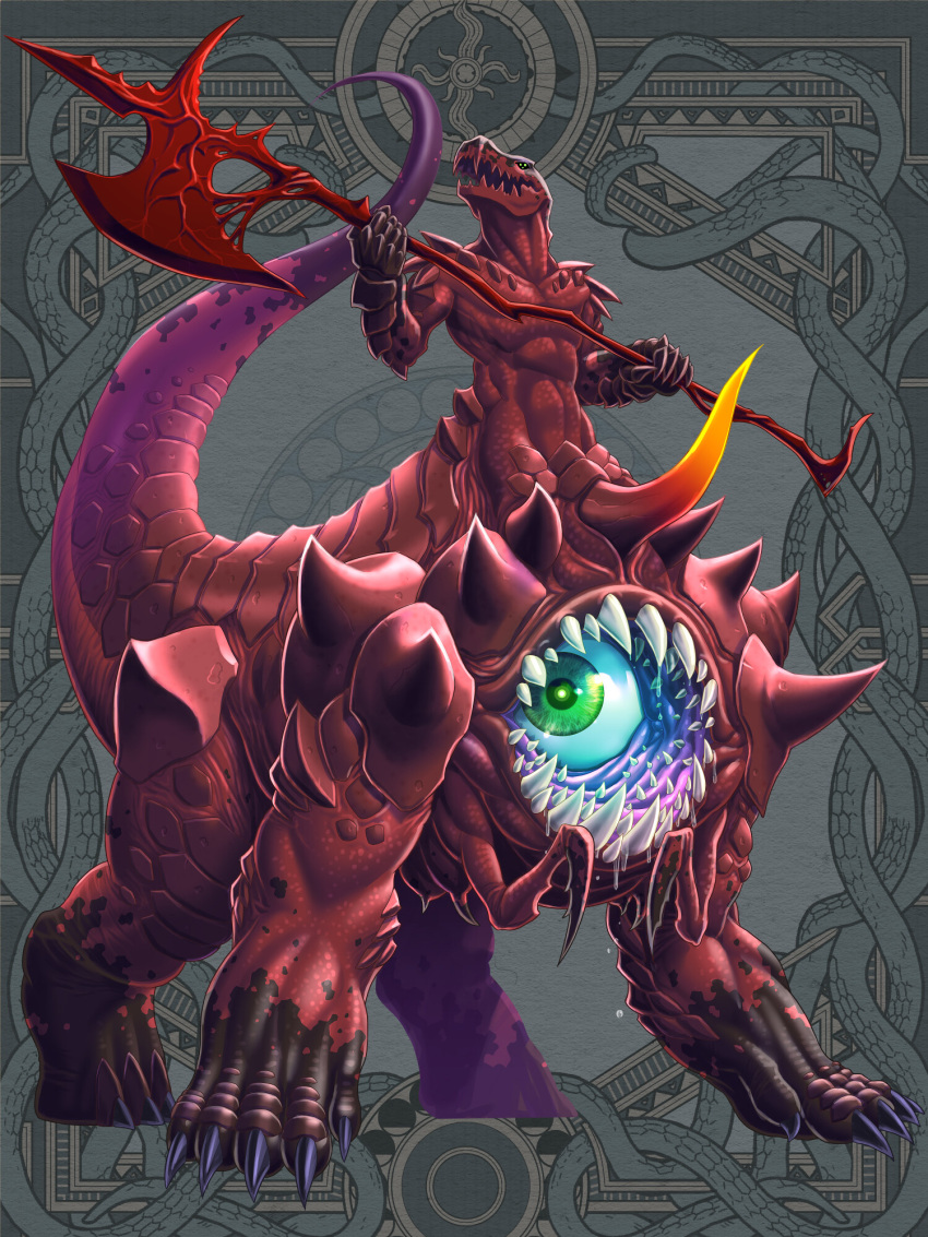 The Big ImageBoard (TBIB) - axe black eyes centauroid dairoku ryouhei ...