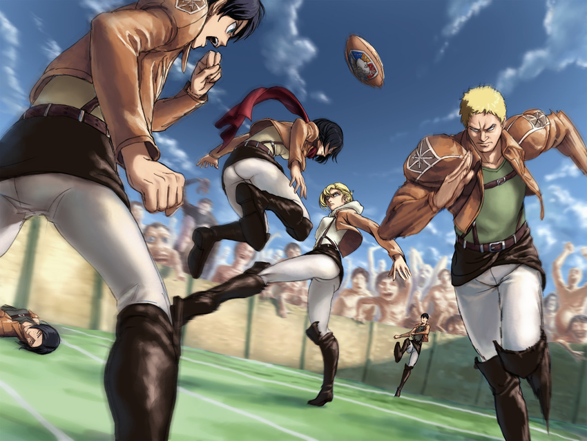The Big ImageBoard (TBIB) - 3girls annie leonhardt beast titan belt ...