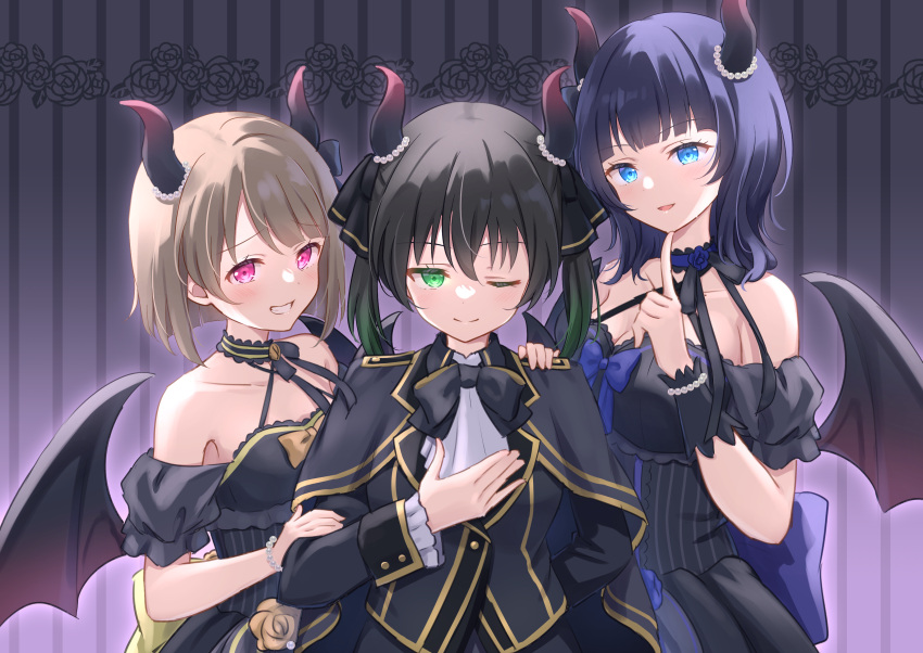 The Big ImageBoard (TBIB) 3girls d ;) absurdres alternate color