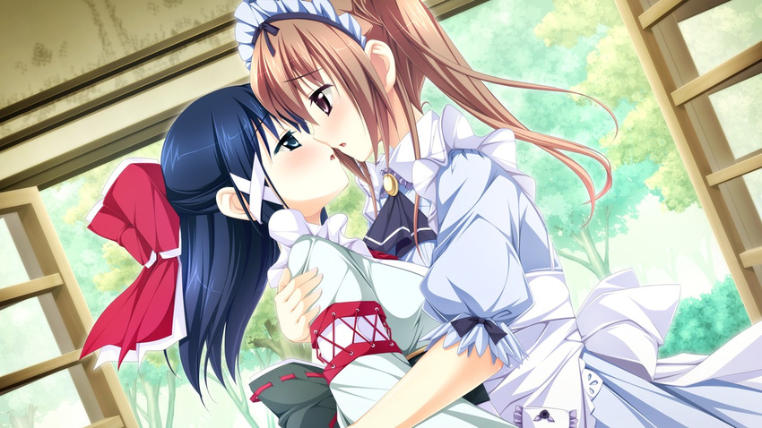Lesbian anime wallpaper