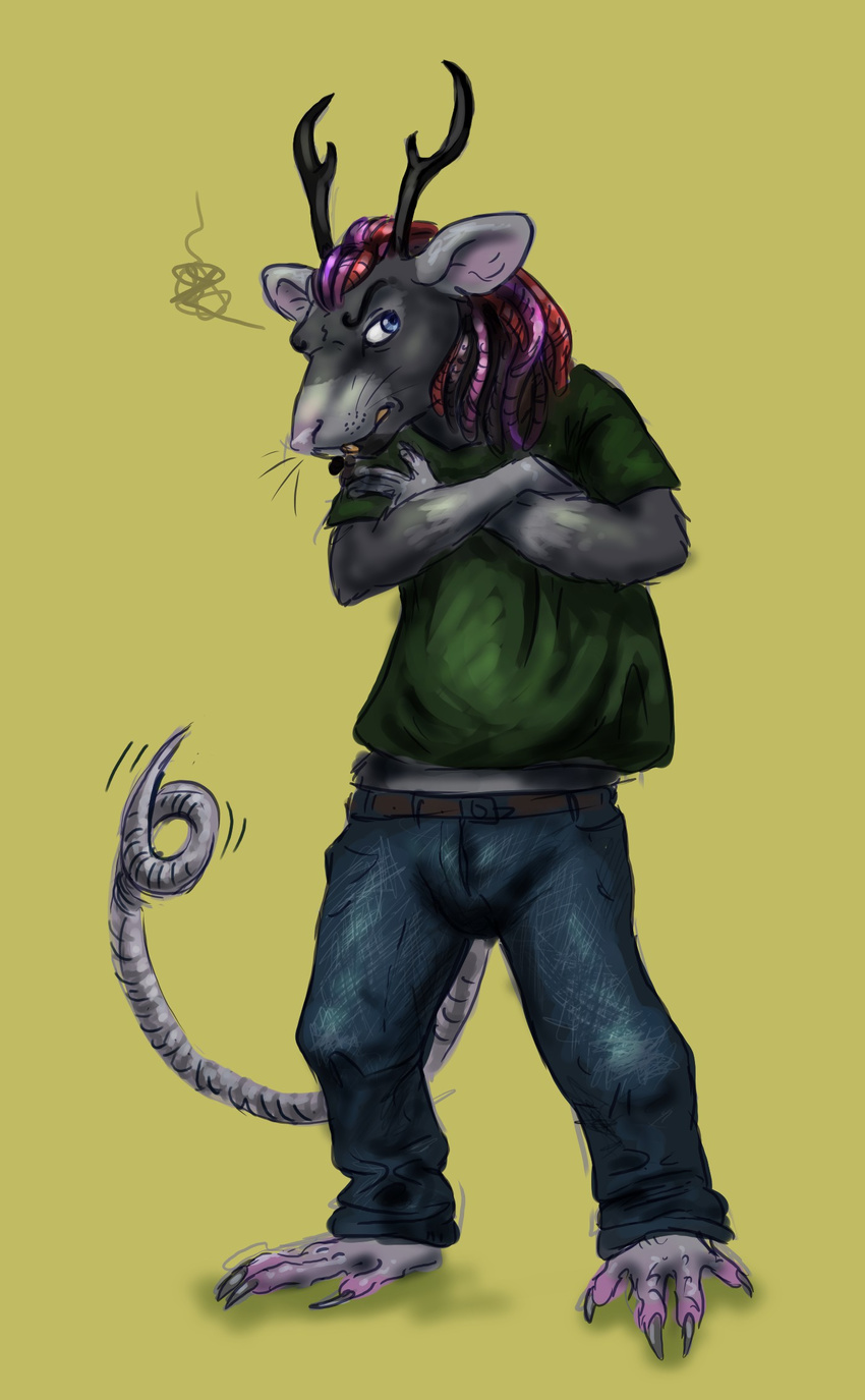 The Big ImageBoard (TBIB) - 4 toes amethystbeetle anthro antlers avoid ...