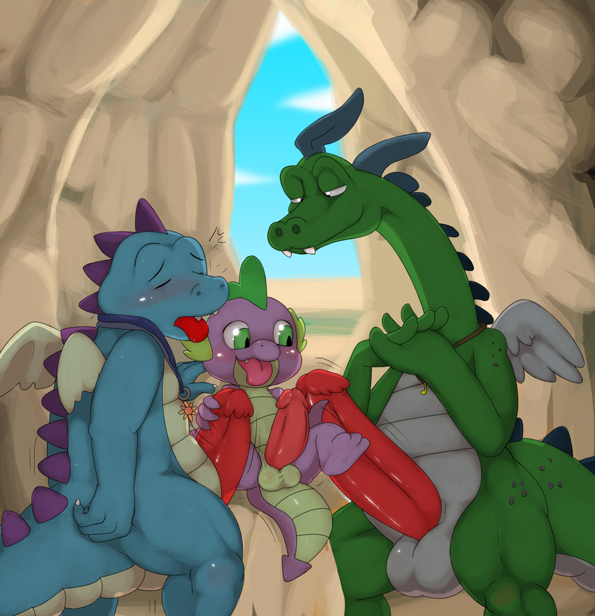 balls blush cave crossover dragon dragon_tales erection friendship_is_magic...