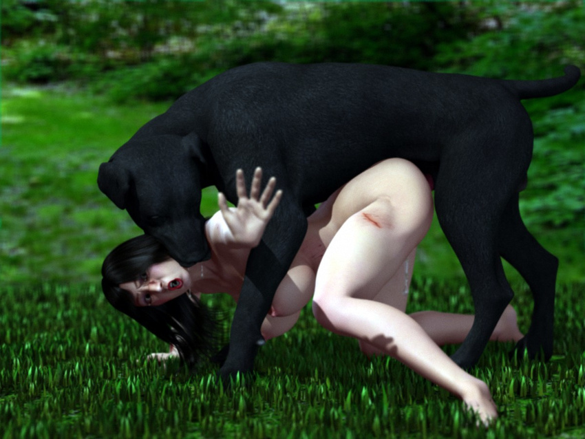 bestiality big_breasts bite breasts canine canis3 cum dog female feral forc...