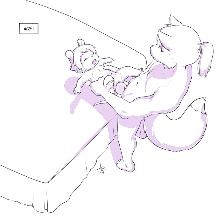 2015 age_difference age_regression animal_genitalia anthro aogami baby bed ...