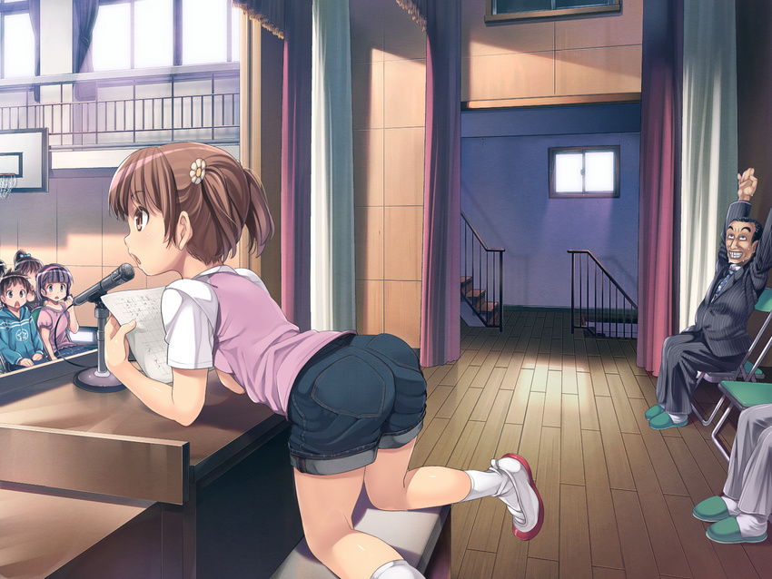 Outdoor club anime wanking