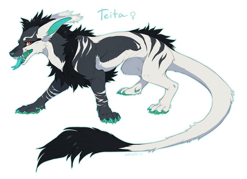 Hioshiru Paws The Big ImageBoard (TBIB) - 4 toes black fur black hair blue claws blue ...