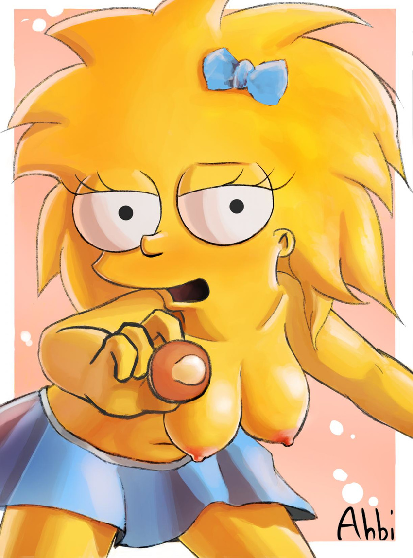 breasts human maggie_simpson mammal not_furry pacifier the_simpsons.