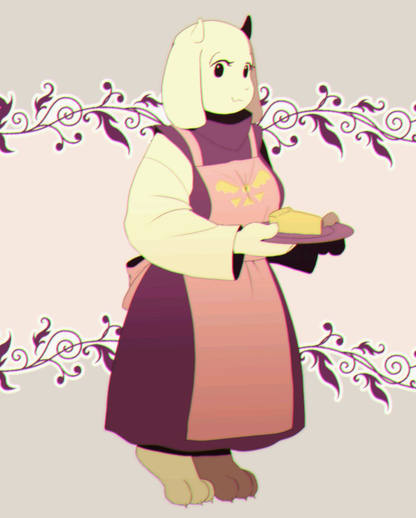 The Big ImageBoard (TBIB) apron artist request furry goat toriel