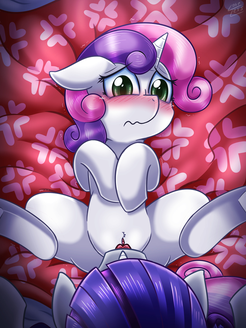 (mlp) sex sweetie_belle(mlp) tagme unicorn vaginal vavacung white_fur young...