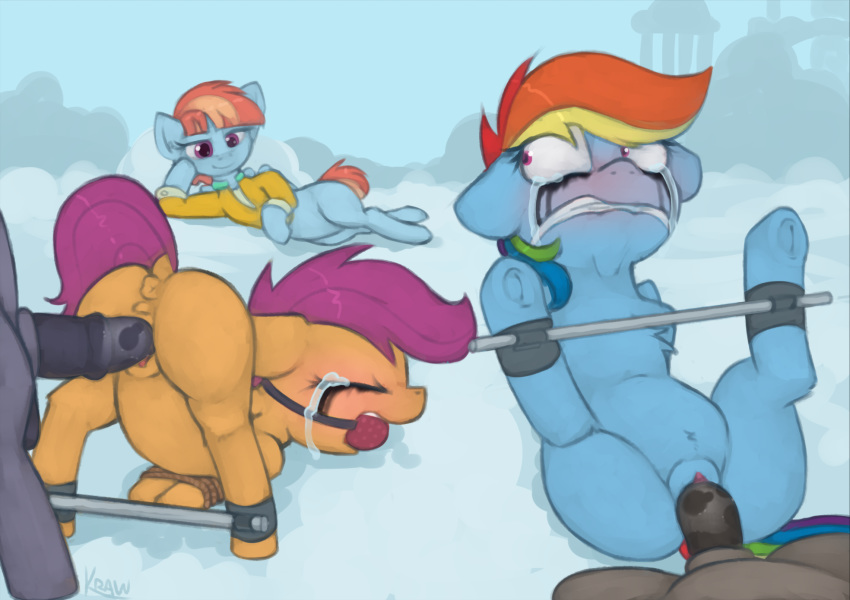 (mlp) rape scootaloo(mlp) tears vaginal windy_whistles(mlp) wings young.