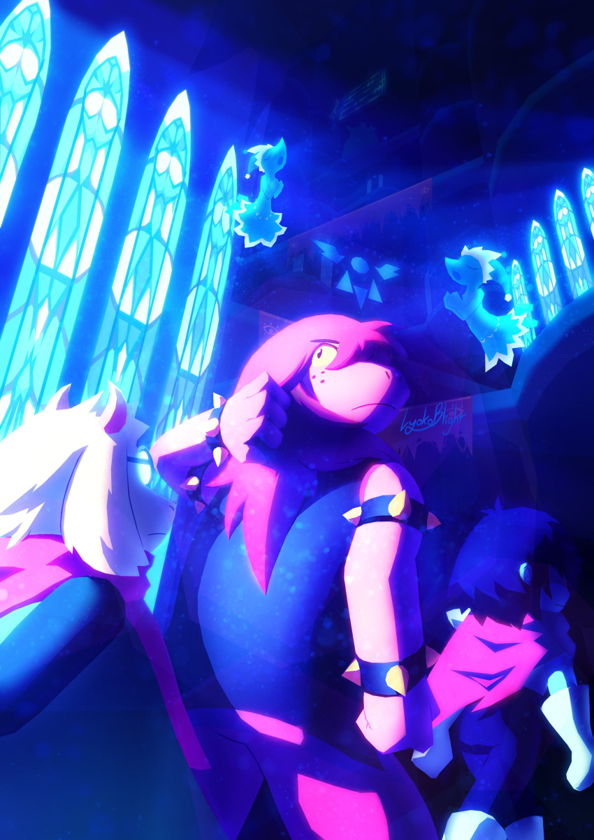 The Big ImageBoard (TBIB) - 1boy 1girl 1other absurdres alt text ...