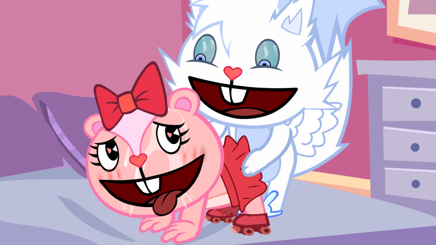 animated friends giggles giggles(htf) giggles_htf happy happy_tree_friends ...