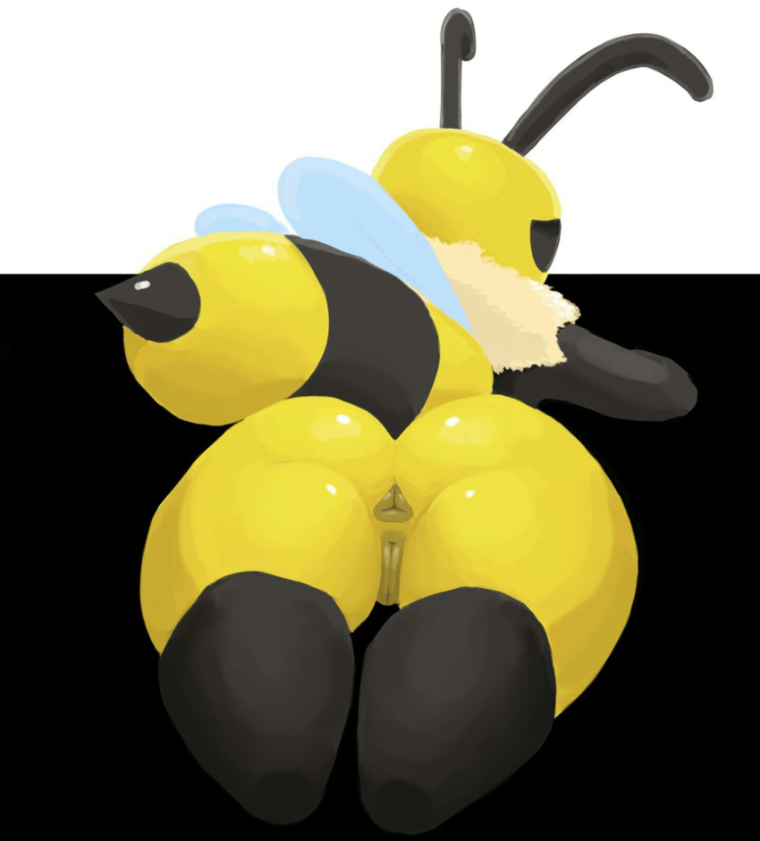 anthro arthropod bee bug_fables female hi_res hymenopteran insect pussy sol...