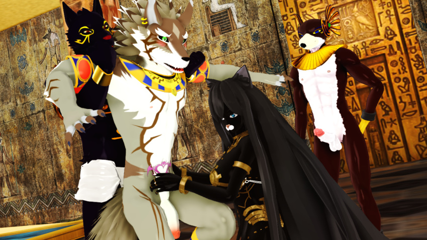 Anubis And Bastet Hentai