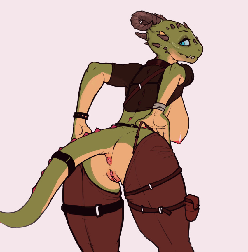2019 absurd_res anthro anus areola argonian bethesda_softworks big_breasts ...