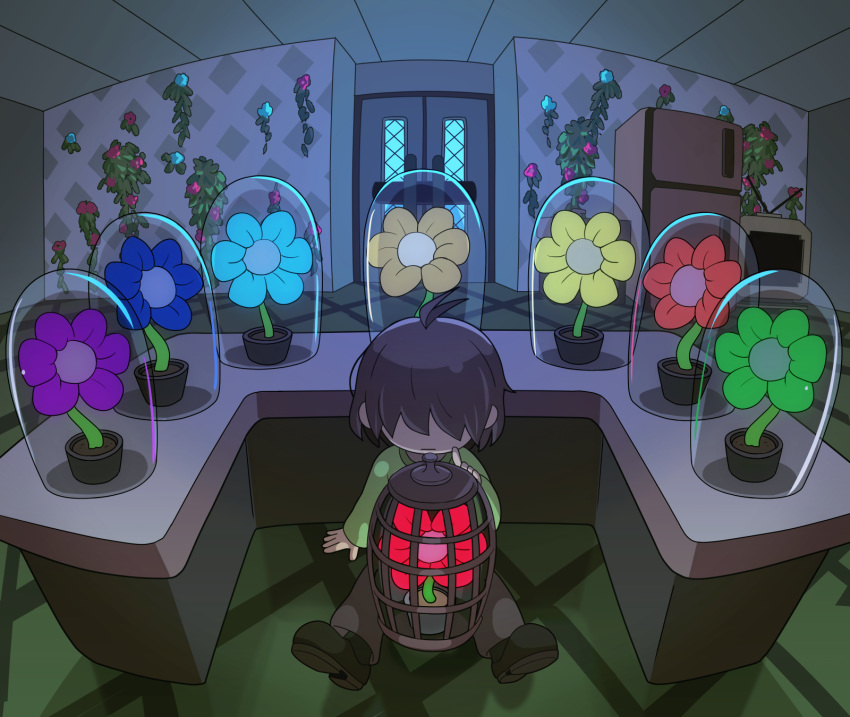 The Big ImageBoard (TBIB) - 1other :| aqua flower argyle background