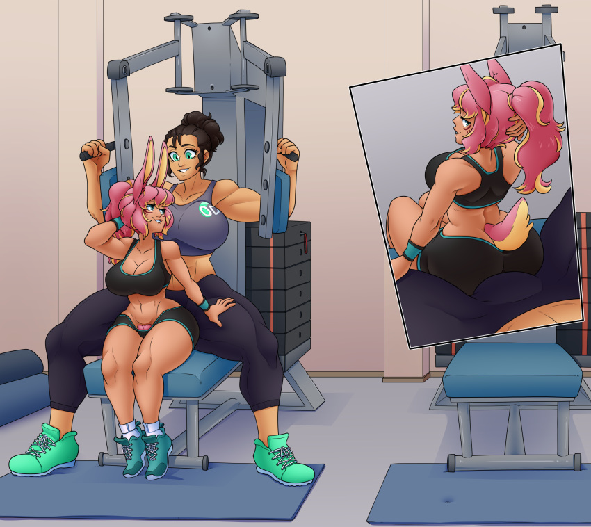 Lingerie gym hentai shared