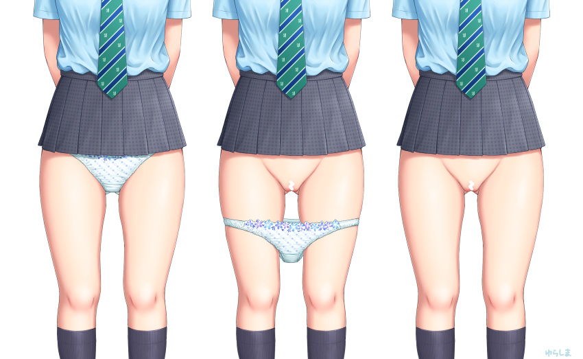 Anime uniform crunchboy panties
