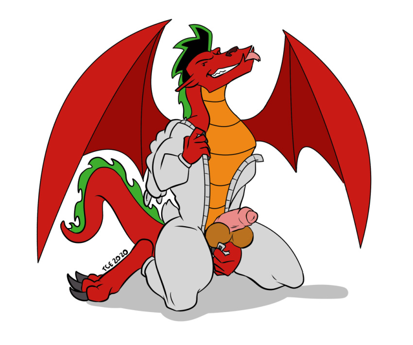 american_dragon:jake_long balls clothing costume disney dragon fursuit geni...