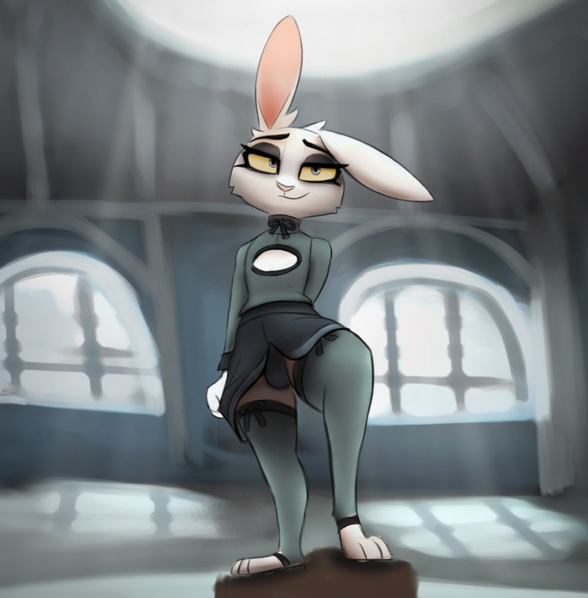 Texi Rabbit The Big ImageBoard (TBIB) - 2020 anthro bulge cheek tuft clothed ...
