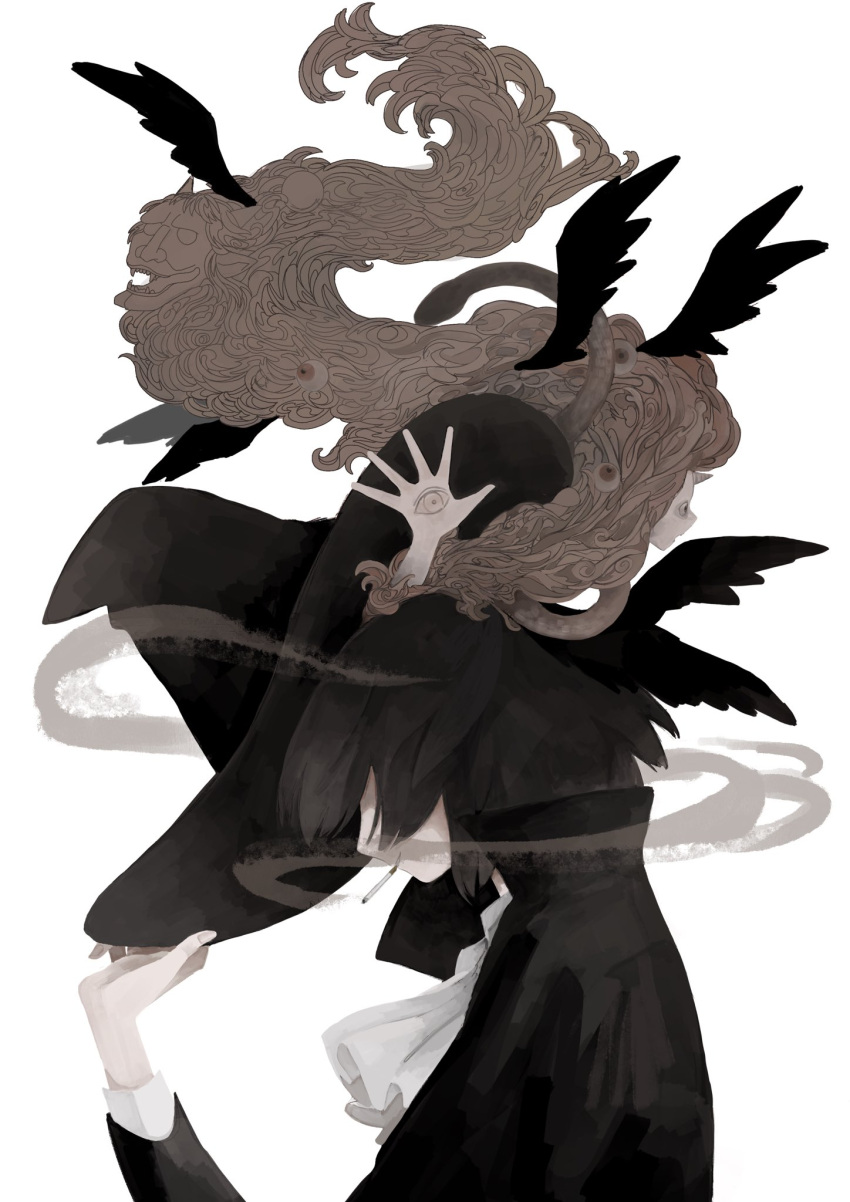 The Big ImageBoard (TBIB) - 1other ambiguous gender black hair black ...