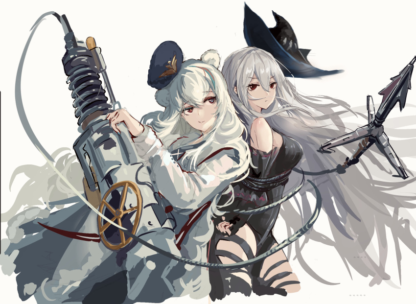 The Big ImageBoard (TBIB) - 2girls animal ears arknights arm cuffs bear ...