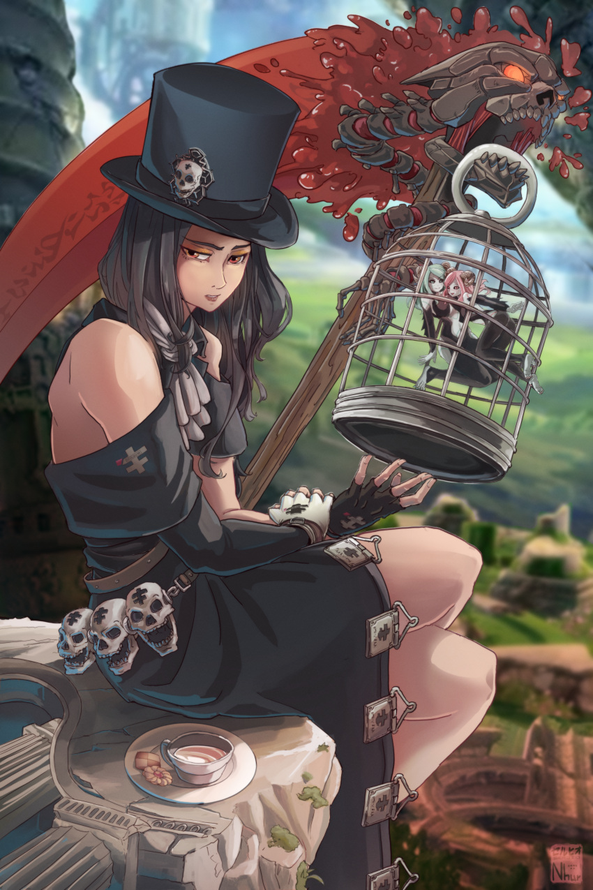 The Big ImageBoard (TBIB) - 1other 2girls absurdres androgynous artist ...