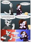 absurd_res anthro canid canine canis domestic_cat felid feline felis female hi_res male mammal mileena_smith_(travis_the_dragon) spike_fergison_(travis_the_dragon) travis_the_dragon travis_the_dragon_dimension_ride_(comic_series) wolf