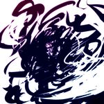  abstract bad_id bad_pixiv_id darkness f7(eiki) red_eyes rumia short_hair solo spot_color touhou 