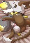 allandi anal anal_penetration animal_genitalia animal_penis balls bodily_fluids butt cum cum_in_ass cum_inside digital_media_(artwork) duo erection fan_character fennekin feral generation_6_pokemon genital_fluids genitals hi_res kissing male male/male male_penetrated male_penetrating male_penetrating_male moki_(species) nintendo open_mouth penetration penis pokemon pokemon_(species) sallandril sex tail