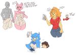 anon anthro avian bear big_breasts bird breasts canid canine ceroba_(undertale_yellow) clover_(undertale_yellow) dialogue drawing duo female fox honeydew_shopkeeper huge_breasts human male male/female mammal martlet_(undertale_yellow) martlet_(zenith_form) papyrus_(undertale) signirsol towel towel_only undertale undertale_(series) undertale_yellow wide_hips
