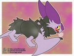 2024 ambiguous_gender blush butt generation_6_pokemon hi_res nintendo noibat pokemon pokemon_(species) presenting presenting_hindquarters syngie