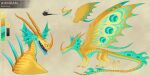 colorful deathsong dragon dreamworks hi_res how_to_train_your_dragon model_sheet scales wings
