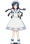  aragaki_ayase black_eyes black_hair bracelet cosplay dress ikamusume ikamusume_(cosplay) jewelry long_hair ore_no_imouto_ga_konna_ni_kawaii_wake_ga_nai season_connection shinryaku!_ikamusume solo tame_meshi tentacle_hair 