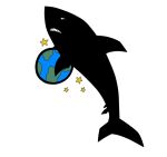 earth fish invalid_color marine shark star vector