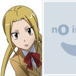  blazer blonde_hair hagimura_suzu jacket mugen_ouka no_image peeking_out pixiv school_uniform seitokai_yakuindomo solo twintails 