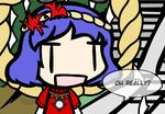  animated animated_gif lowres rope shimenawa solo touhou walfas yasaka_kanako 