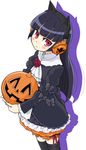  animal_ears bloomers blush bow fake_animal_ears frills gokou_ruri gothic_lolita halloween headphones ichinana_(dametetujin17) jack-o'-lantern lolita_fashion long_hair mole mole_under_eye ore_no_imouto_ga_konna_ni_kawaii_wake_ga_nai pumpkin solo thighhighs underwear 