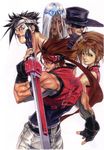  guilty_gear johnny kuradoberi_jam mito_anji sol_badguy venom_(guilty_gear) 