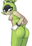  absurd_res akenju anthro breasts butt female hi_res nipples sega sharp_teeth small_breasts solo sonic_the_hedgehog_(series) surge_the_tenrec teeth 