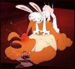2025 alternate_version_at_source anal anal_orgasm anal_penetration anthro ass_up bite blush blushing_profusely bodily_fluids border bottomless bottomless_male canid canine canis clothed clothed_sex clothing cum cum_in_ass cum_inside domestic_dog drooling duo ear_bite ejaculation emanata from_behind_position genital_fluids hands-free hi_res lagomorph larger_penetrated leporid looking_pleasured male male/male mammal max_(sam_and_max) motion_lines necktie orgasm overweight overweight_bottom overweight_male penetration penile penile_penetration penis_in_ass perching_position rabbit red_border rough_sex saliva sam_and_max samuel_dog sex size_difference small_but_hung small_dom_big_sub smile the-alfie-incorporated untied_necktie