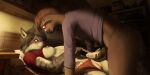 2:1 absurd_res all_fours anthro areola axislewdsrep balls beau_(axislewdsrep) bed bed_sheet bedding bedroom black_hair blanket bobcat bodily_fluids bottomless bottomwear bottomwear_around_one_leg bottomwear_down box breast_squish breasts brown_body brown_fur brown_hair building cellphone cheek_tuft clitoral_hood clothed clothing clothing_around_one_leg clothing_aside clothing_lift colored colored_nails condom condom_wrapper container countershade_face countershade_fur countershade_torso countershading defloration devious_grin drawer duo electronics erection facial_tuft felid feline felis female fur furniture genital_fluids genitals gentle_femdom gesture hair hand_gesture hand_on_penis hi_res holding_penis house inner_ear_fluff innie_pussy inside kneeling landline_phone layne_(axislewdsrep) leaning_over looking_down looking_down_at_another looking_down_at_partner lying lynx male male/female mammal markings medium_breasts multicolored_body multicolored_fur nails nervous nightstand nipple_piercing nipples no_bra no_underwear on_back on_bed on_bottom on_top on_top_of_another panties panties_aside pants pants_around_one_leg pantsless penis phone piercing pillow pilosan plump_labia pointing pointing_at_penis presenting presenting_pussy pussy raised_clothing raised_shirt raised_topwear sexual_barrier_device shaded shelf shirt shirt_lift short_hair sloth small_nose smartphone smile smiling_at_another smiling_at_partner spread_legs spreading squish storage_room striped_body striped_fur striped_markings stripes sweater tailless tan_body tan_fur topwear topwear_only tuft two_tone_body two_tone_fur under_boob underwear underwear_aside vaginal_fluids virgin wearing_condom xenarthran